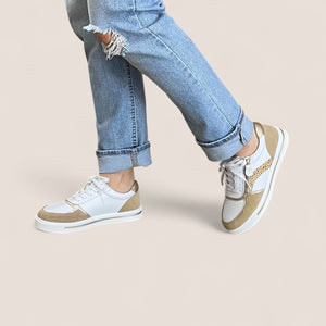 NOOSA BL - WHITE/TAUPE