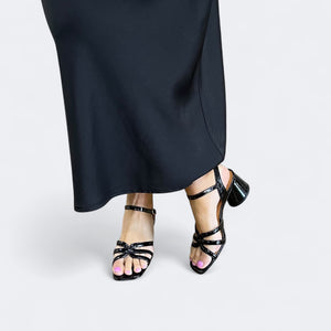 PETAH - BLACK CRINKLE PATENT