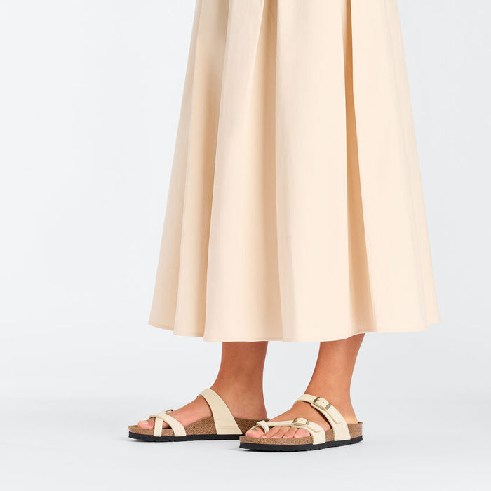 MAYARI NUBUCK LEATHER REGULAR - ECRU