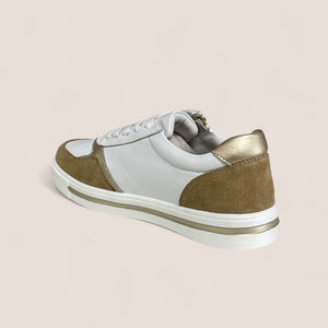 NOOSA BL - WHITE/TAUPE