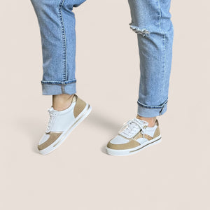 NOOSA BL - WHITE/TAUPE