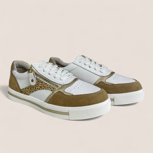 NOOSA BL - WHITE/TAUPE