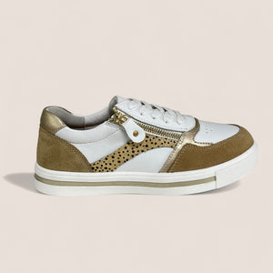 NOOSA BL - WHITE/TAUPE