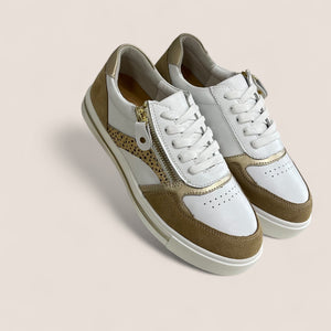 NOOSA BL - WHITE/TAUPE