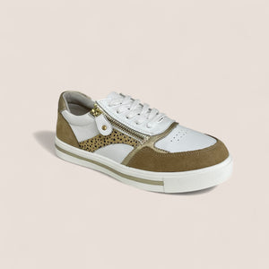 NOOSA BL - WHITE/TAUPE