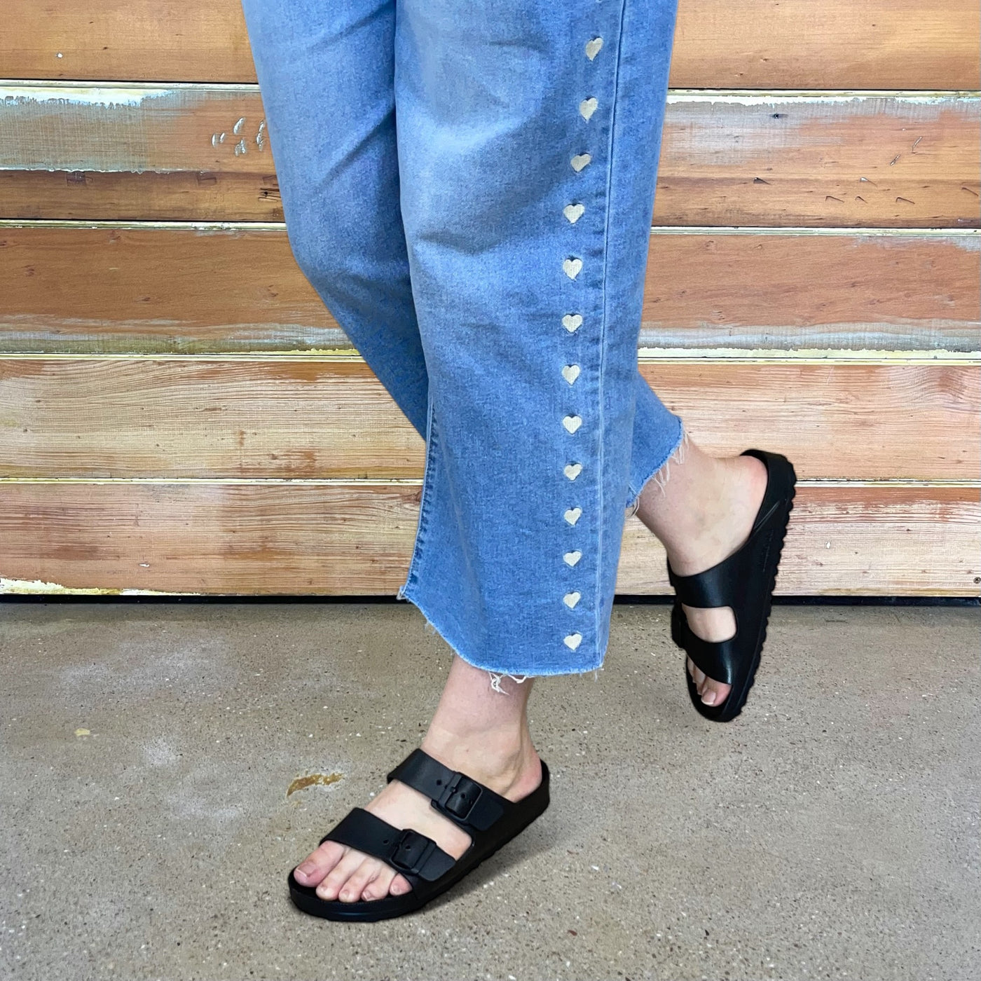 ARIZONA N EVA NARROW BLACK – Yolo Shoes Emerald