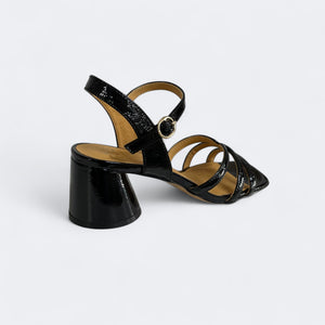PETAH - BLACK CRINKLE PATENT