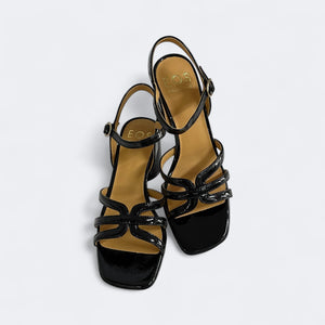 PETAH - BLACK CRINKLE PATENT