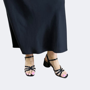 PETAH - BLACK CRINKLE PATENT