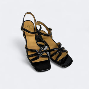 PETAH - BLACK CRINKLE PATENT