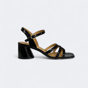 PETAH - BLACK CRINKLE PATENT
