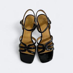 PETAH - BLACK CRINKLE PATENT
