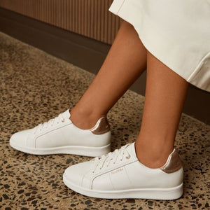 JACKIE V - WHITE/ROSE GOLD