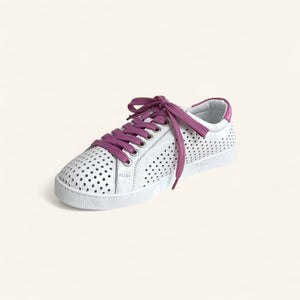 TEMPLE - WHITE/FUCHSIA
