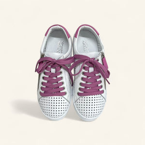 TEMPLE - WHITE/FUCHSIA