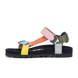 SANDAL TOOTH WEDGE - CITRUS SPLASH