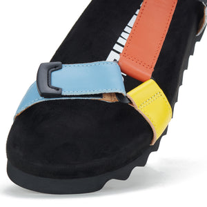 SANDAL TOOTH WEDGE - CITRUS SPLASH