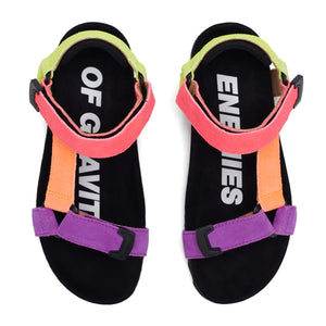 SANDAL TOOTH WEDGE - NEON POP