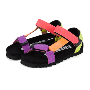 SANDAL TOOTH WEDGE - NEON POP