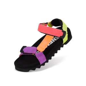 SANDAL TOOTH WEDGE - NEON POP