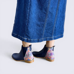 GABBY INTEREST - NAVY/MOSIAC